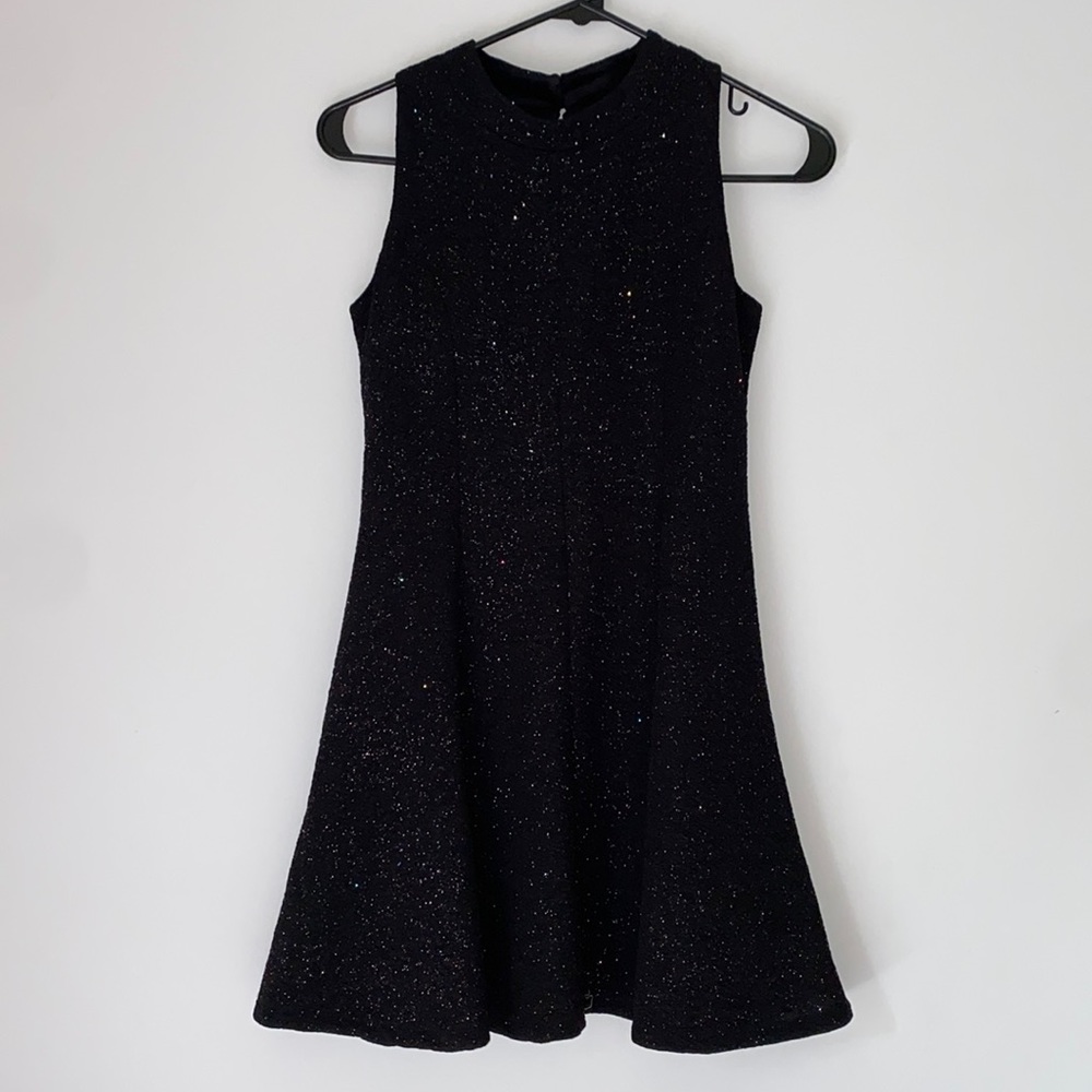 Black Zunie glitter dress